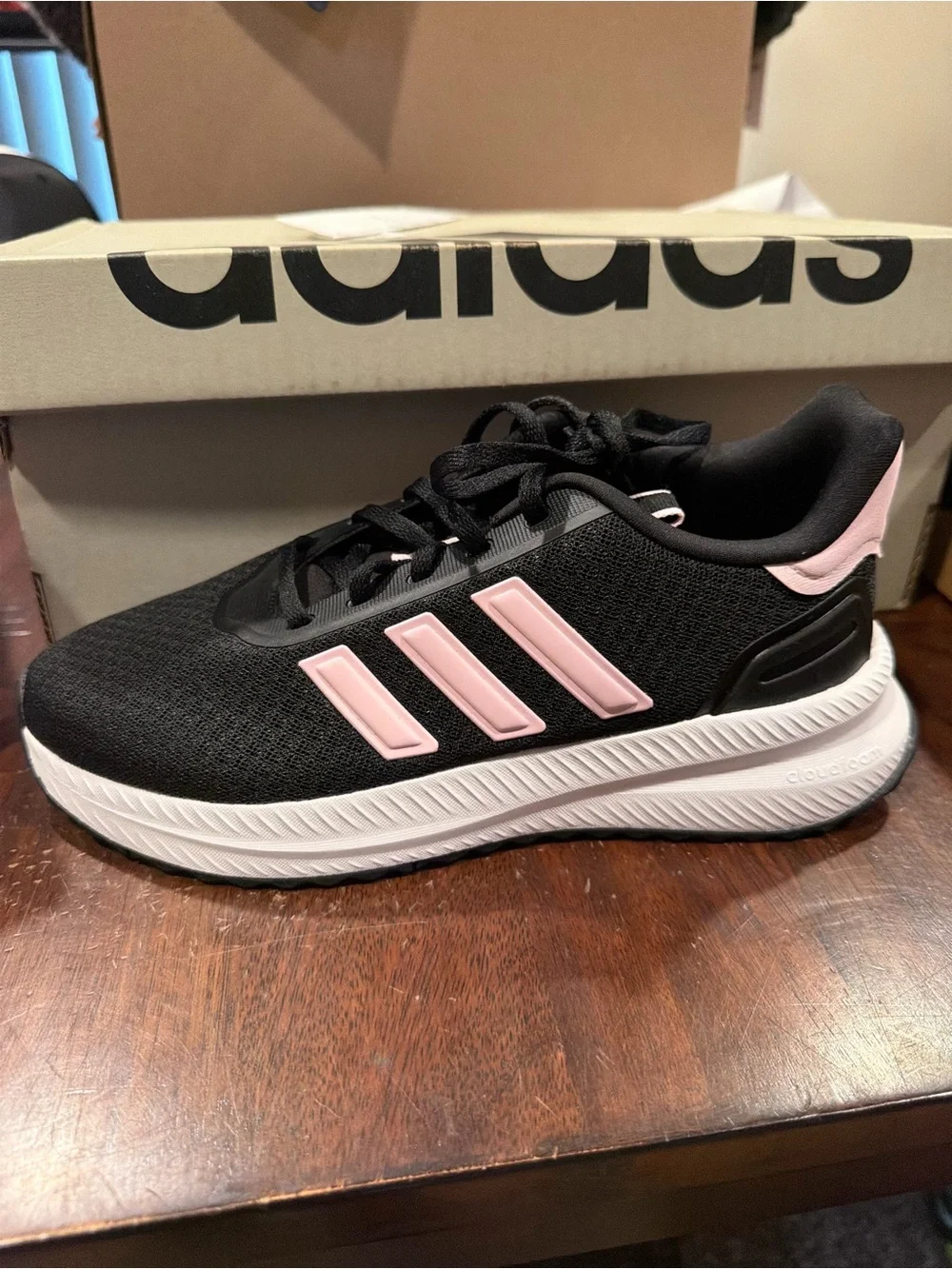Adidas Women’s X_PLRPATH Athletic Sneakers Black Pink Size 6.5 M US